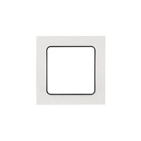 Стокгольм Рамка 1-местная белая с линией цвета черный PROxima | код  EXM-G-304-10 | EKF